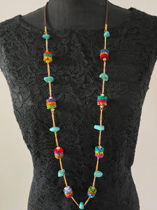 TOWER NECKLACE (Multi Colour)